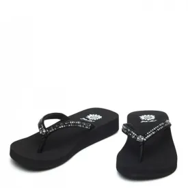 Yellow Box Girl's Jello II Sandal - Black/Pewter 25819