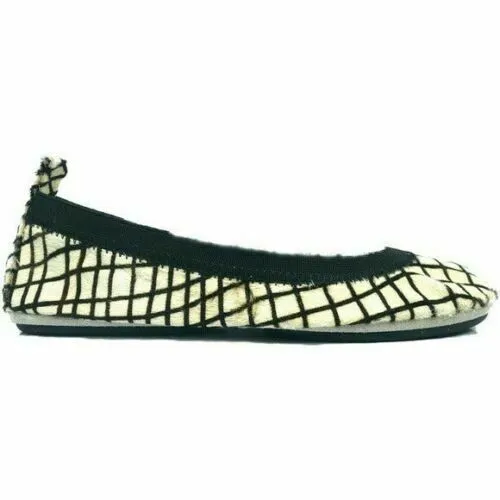 Yosi Samra Samara YS004-YS006 Women White/Black Ballet Flat Slippers Shoes BS270